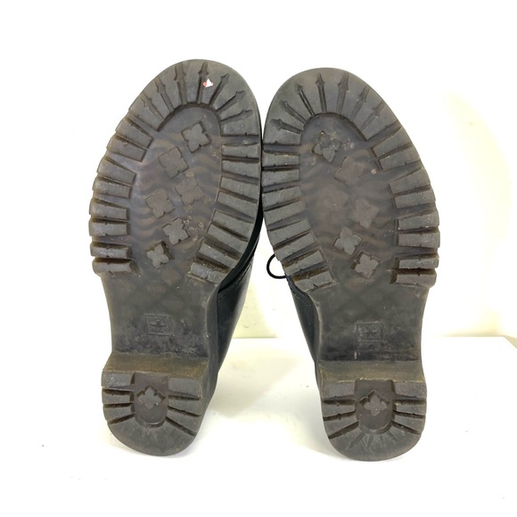 dr marten shriver low black leather shoes size 8 - Picture 5 of 7